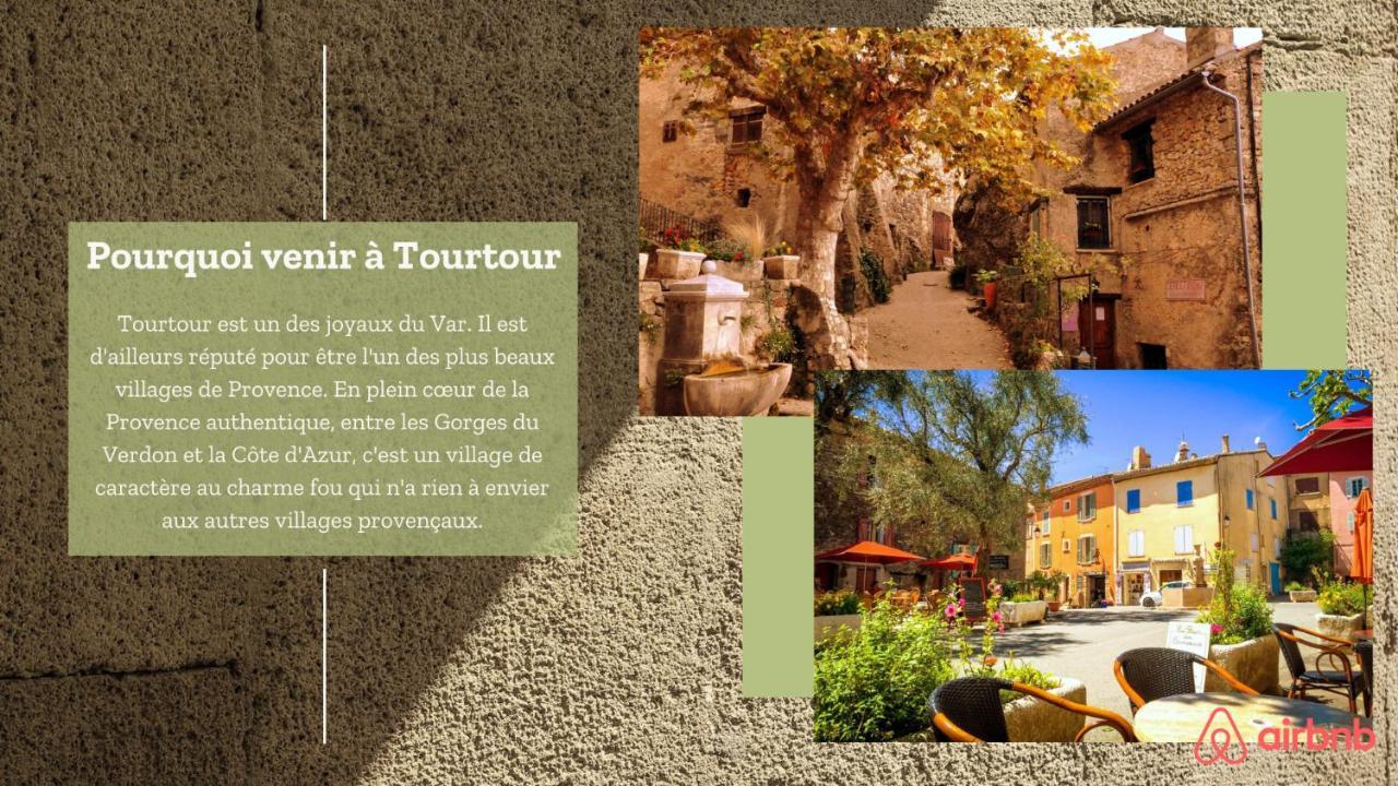 Chambres En Campagne Tourtour Kültér fotó